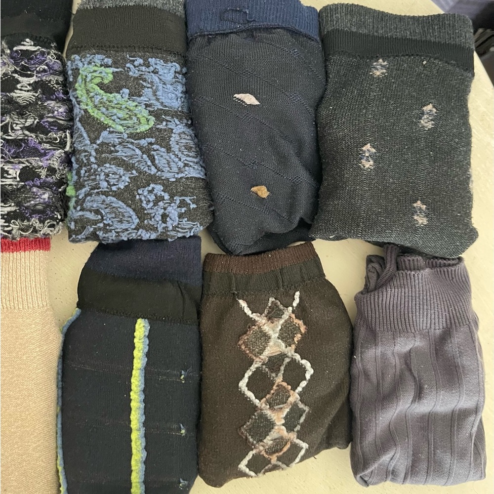 14 pairs of dress socks